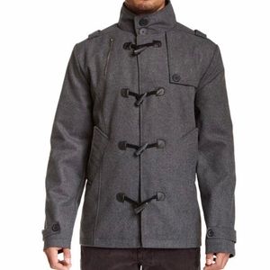 NWOT Seduka Men’s Turtleneck Coat with Toggle Size Large